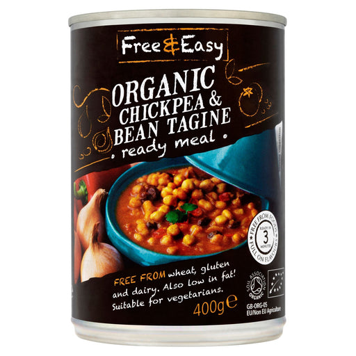 Free & Easy Organic Chickpea & Bean Tagine Ready Meal 400g