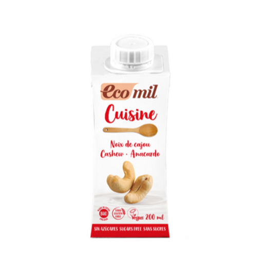 Ecomil Cashew Cuisine No Sugar 200ml