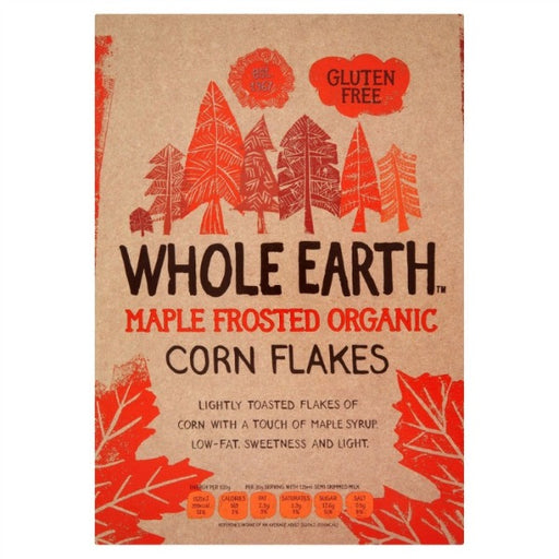 Whole Earth Maple Frosted Organic Corn Flakes 375g