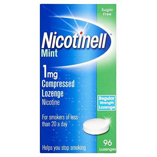 Nicotinell Mint 1mg Compressed Lozenges 96 Lozenges Nicotinell