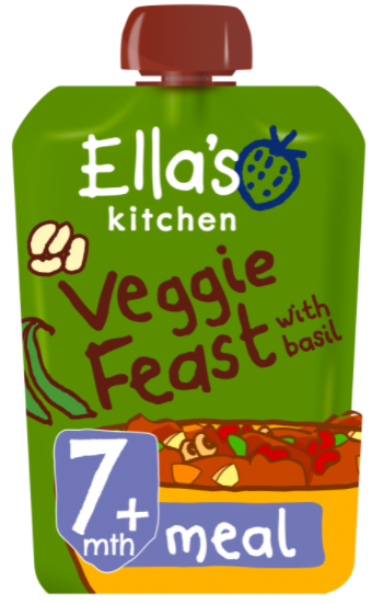 Ella's Kitchen Full of Beans Veggie Feast with Basil from 7 months 130g