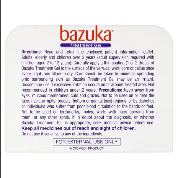 Bazuka Treatment Gel 6g Bazuka