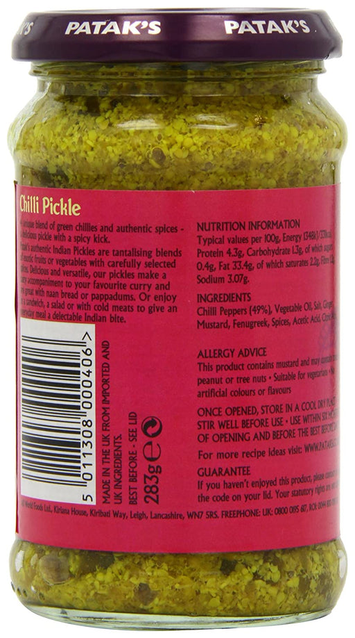 Patak's Chilli Pickle 283g