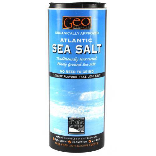 Geo Organics Atlantic Sea Salt Shaker 500g