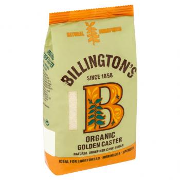 Billington's Organic Golden Caster Natural Unrefined Cane Sugar 500g