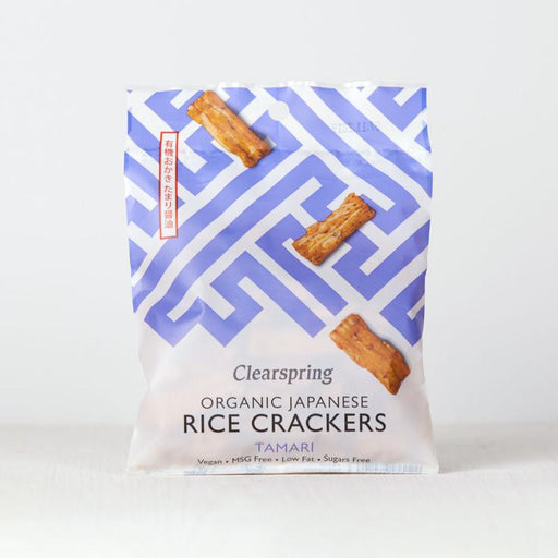 Clearspring Organic Japanese Rice Crackers - Tamari 50g