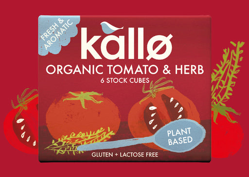 Kallo Organic Tomato & Herb 6 Stock Cubes 66g