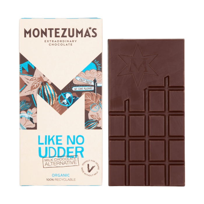 Montezuma's Like No Udder Milk Chocolate Alternative Bar 90g