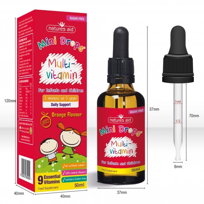 Natures Aid Multi-Vitamin and Mineral Drops 50ml