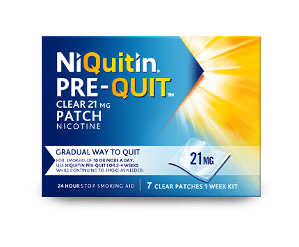 NiQuitin Pre-Quit Clear Patch 21mg | 7 Patches