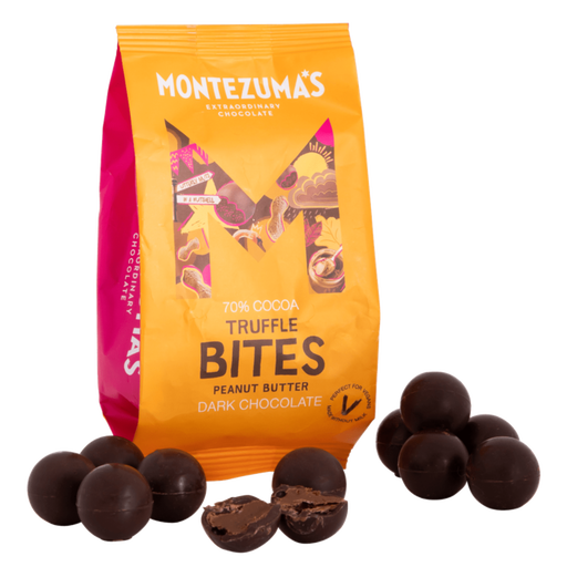 Montezumas Dark Chocolate Peanut Butter Truffle Bites 120g
