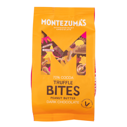 Montezumas Dark Chocolate Peanut Butter Truffle Bites 120g