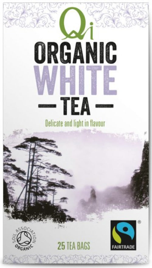 Qi Organic White Tea 25 Bags 50g
