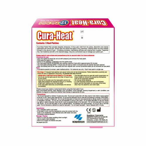 Cura-Heat Back & Shoulder Pain 3 Heat Packs