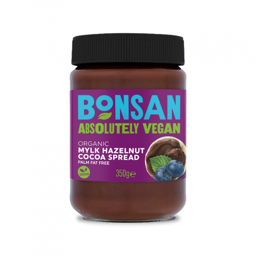 Bonsan Organic Vegan Mylk Hazelnut Cocoa Spread 350g
