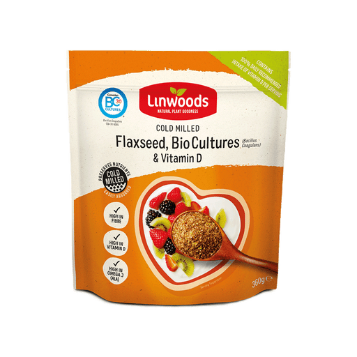 Linwoods Milled Flaxseed with Bio Cultures & Vitamin D 360g