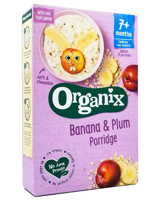Organix Banana & Plum Porridge 7 Months+ 200g